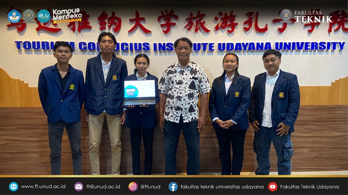 Udayana University Engineering Faculty Student Team Wins 2023 PKM Best Group Award for Application of Science and Technology